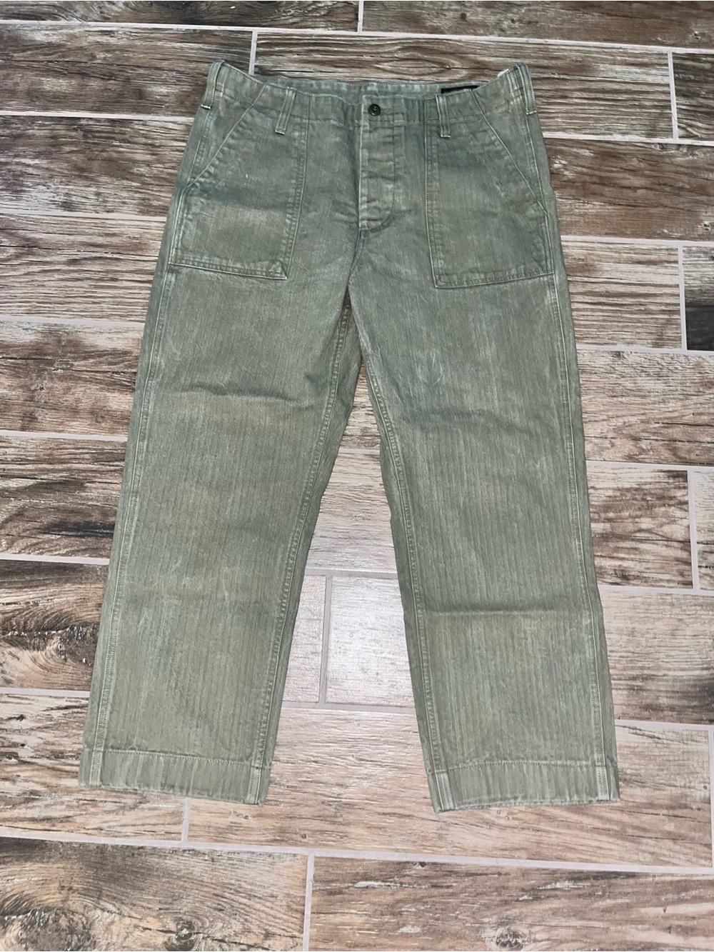 Filson men’s supply pants in burnt olive utility